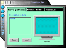 Save Desktop Icon Pos. Screenshot